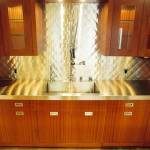 Cabinet refinishing detail